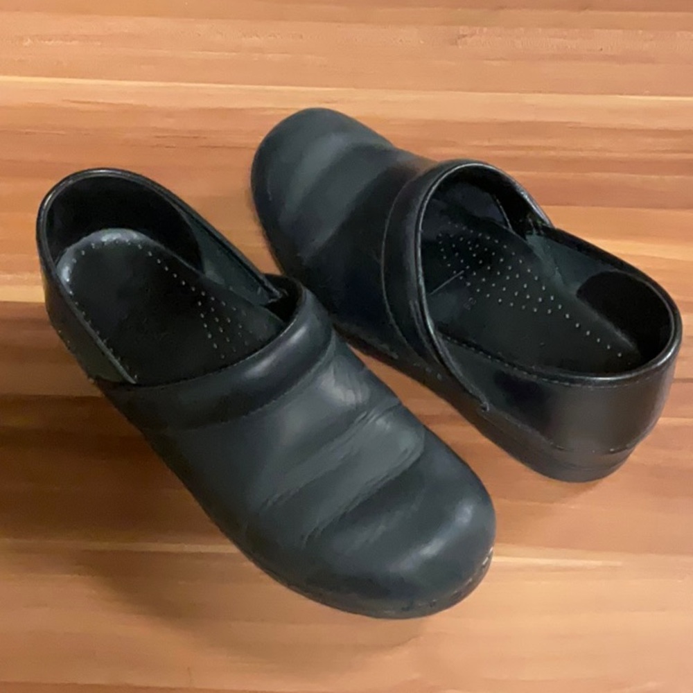Dansko Professional Black Slip-On Clogs